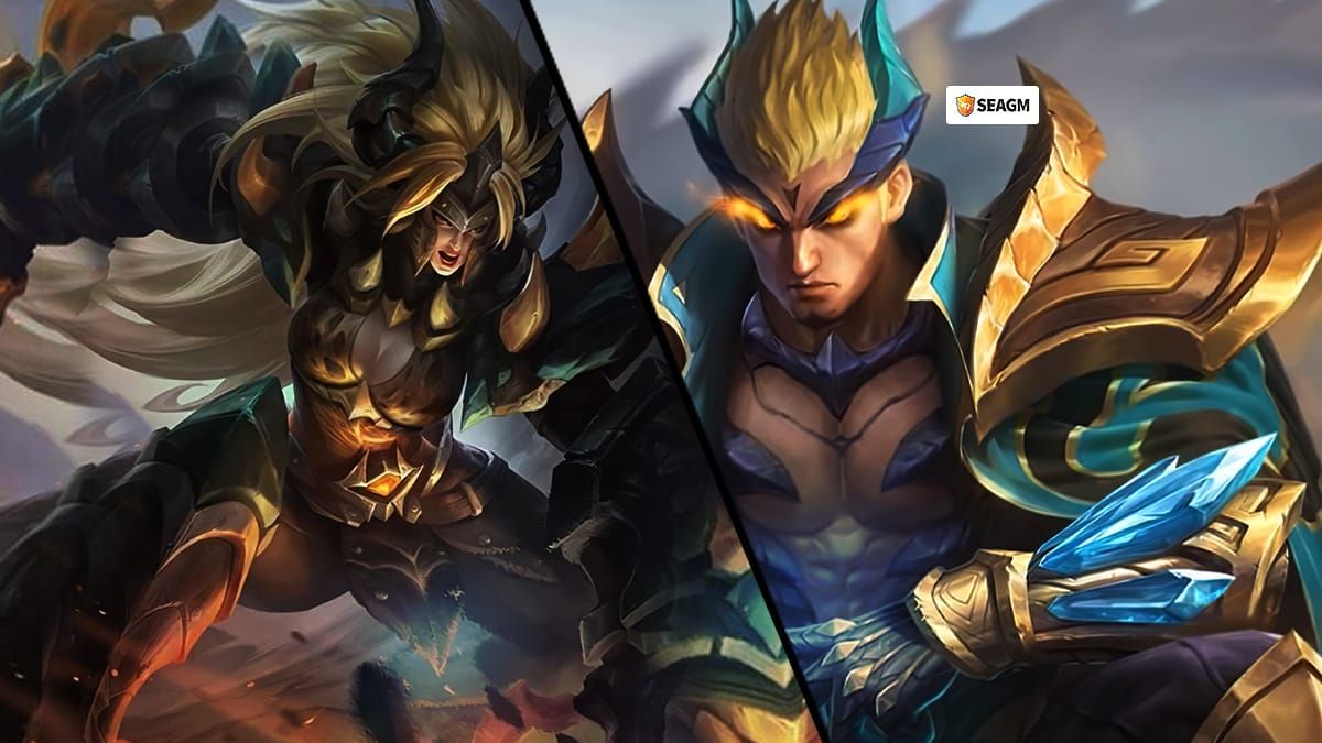 Skin Clint Shadow Omen e Yu Zhong Cosmic Dragon dal Negozio dell'Evento Pass M7 in Mobile Legends Bang Bang