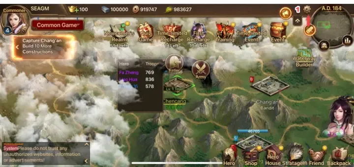 How to top-up Three Kingdoms: Overlord Ingots - BITTOPUP