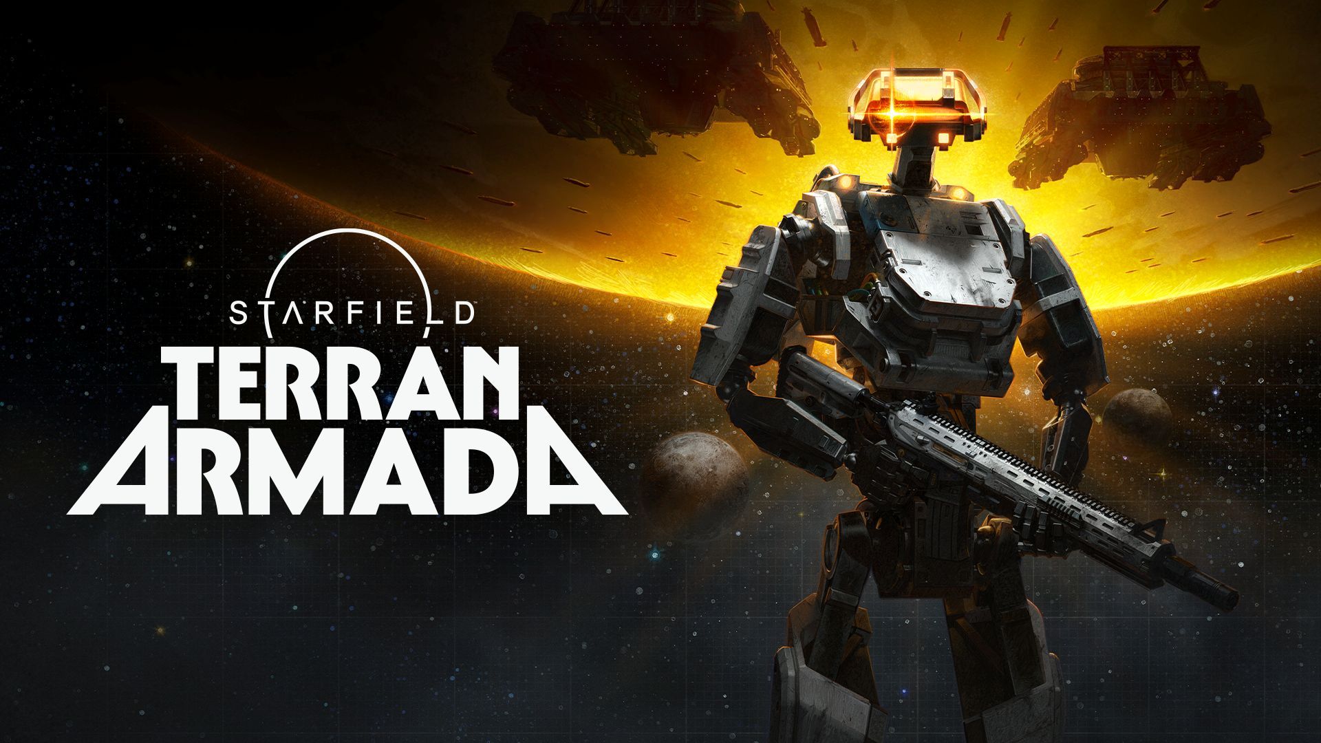 Luptă împotriva facțiunii robotice în Starfield Terran Armada