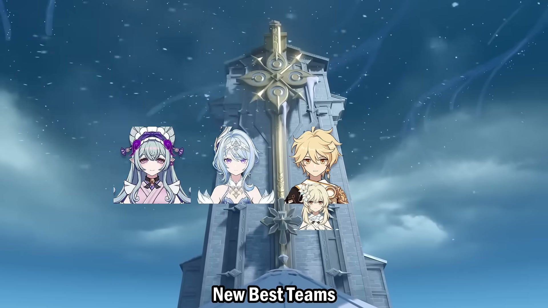 Tim Yumemizuki Mizuki Stellar Swirl bersama Odette dan Cryo Traveler