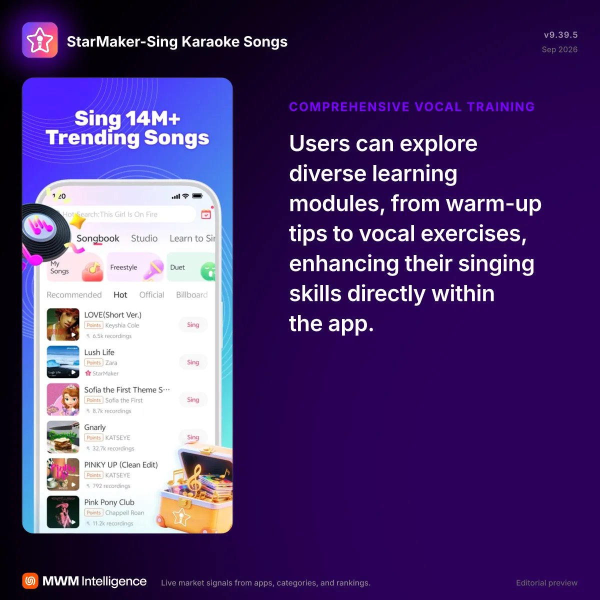 显示用户 SID 的 StarMaker 个人资料页面