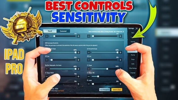 Comparison of PUBG Mobile sensitivity settings between iOS and Android devices