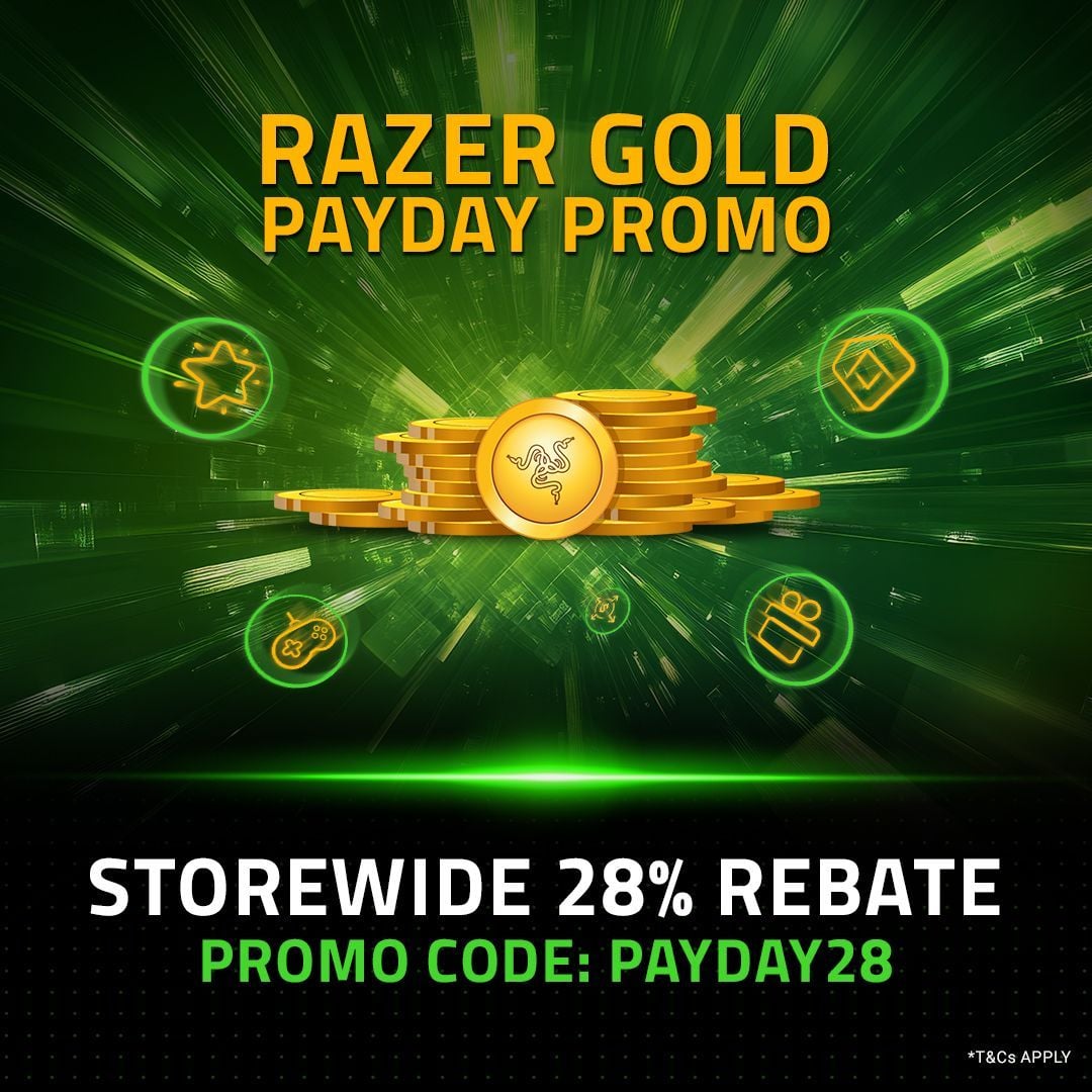 Schermata di ricarica tramite codice PIN digitale Razer Gold