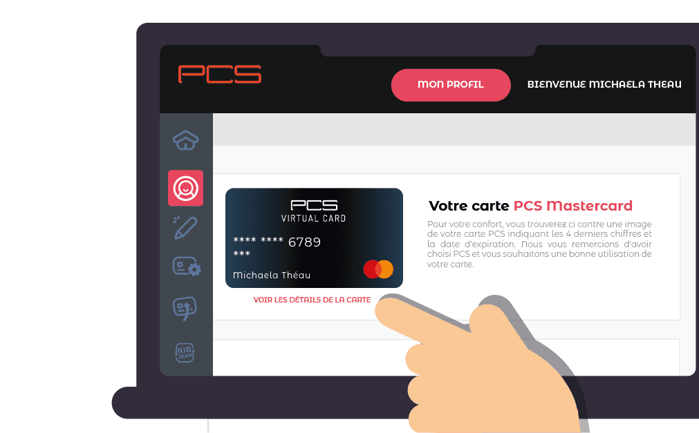 How to recharge PCS Mastercard EU