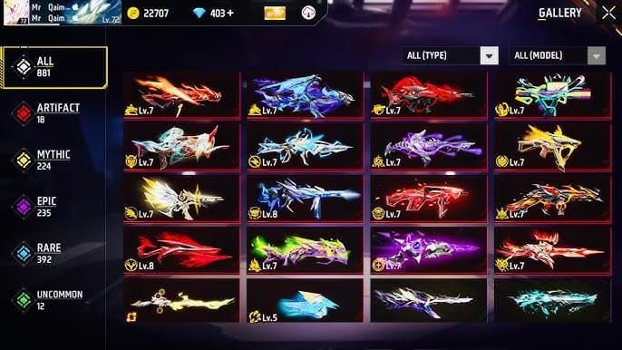 Le migliori scelte della Evo Vault di Free Fire: Evo Groza, Cobra MP40, Evo Woodpecker, UMP