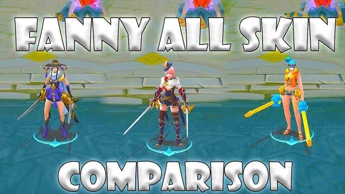 Comparación de la skin Legend vs Épica de Fanny en Mobile Legends Bang Bang mostrando diferencias de animación
