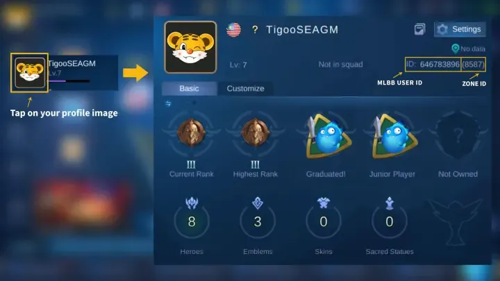 How to recharge Mobile Legends Bang Bang Indonesia