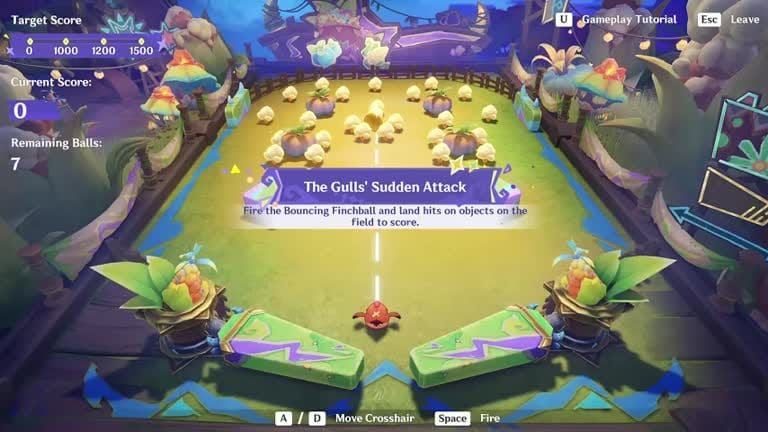 原神砰砰芬奇球第八关秘密源核和火焰石榴爆炸