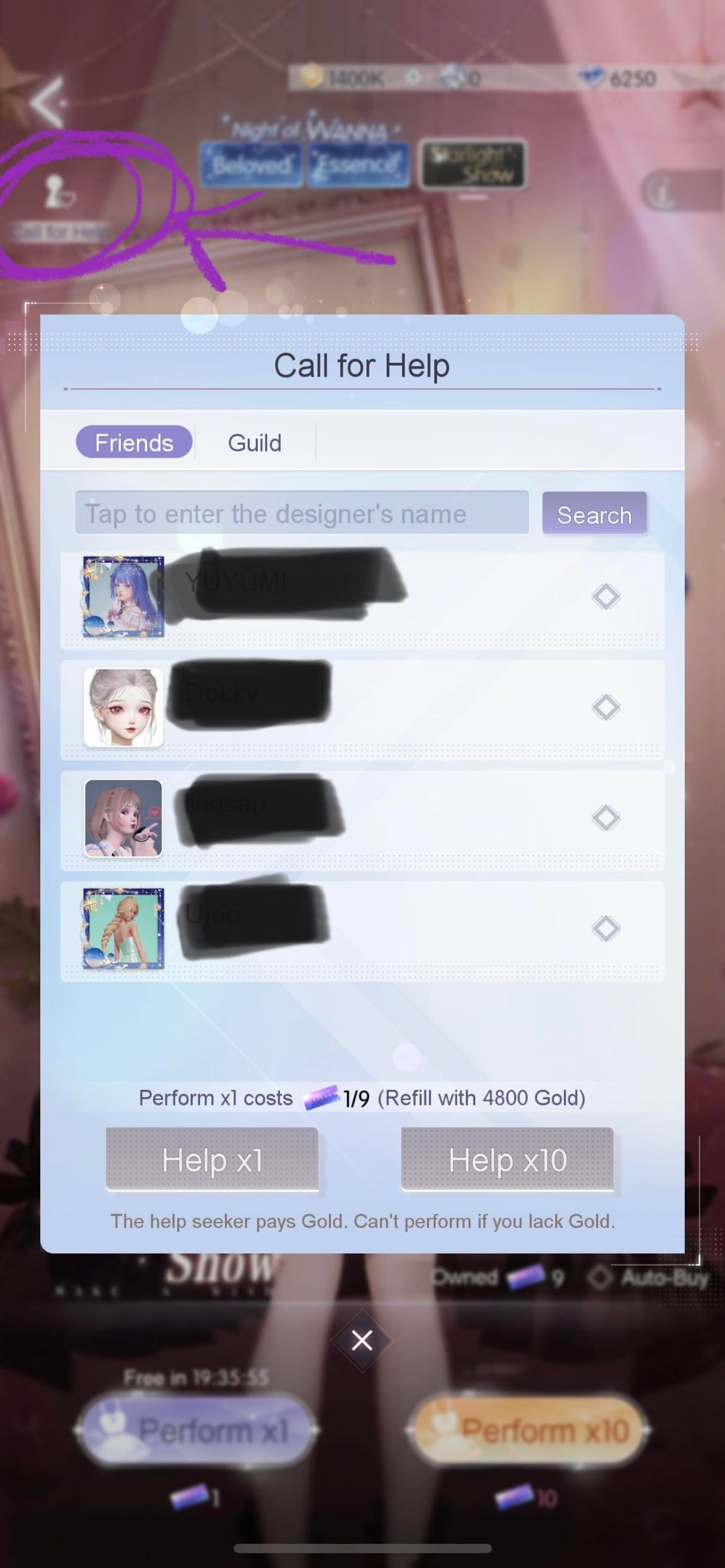 Life Makeover Lightchaser summon banner pull interface