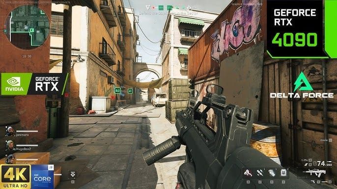 Antara muka tetapan Kualiti DLSS Delta Force