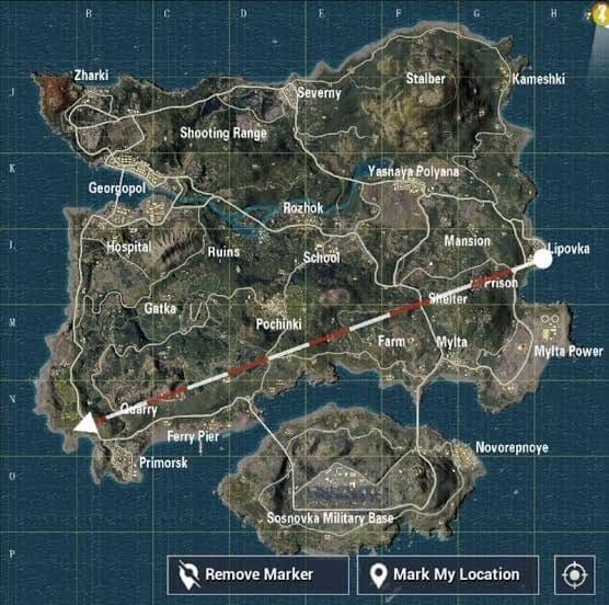 PUBG Mobile 4.0 Erangel map update showing new Lipovka seaside park with Ferris Wheel