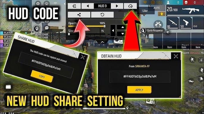 Chart of Free Fire Relay Mart share code discount multipliers and compounding effects