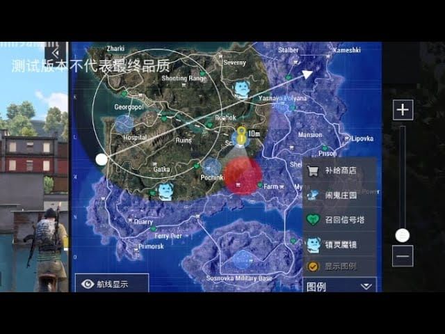 PUBG Mobile闹鬼庄园地图布局图