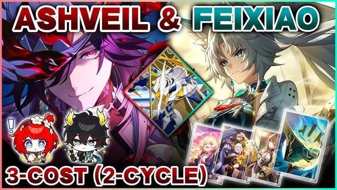 Honkai: Star Rail optimal team: Ashveil, Feixiao, Robin, Aventurine in battle screenshot