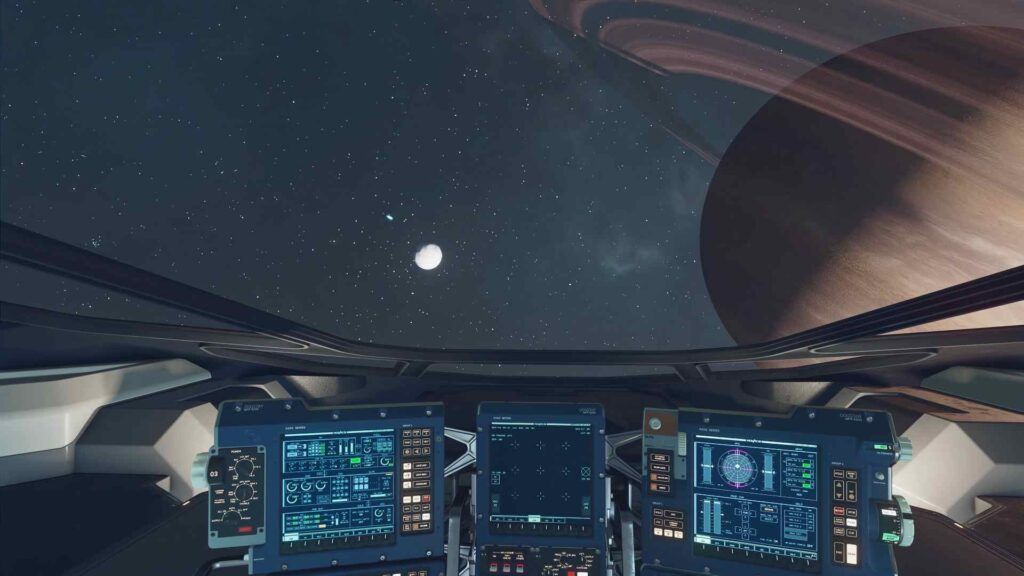 Zbor manual prin cabina navei în actualizarea Starfield Free Lanes