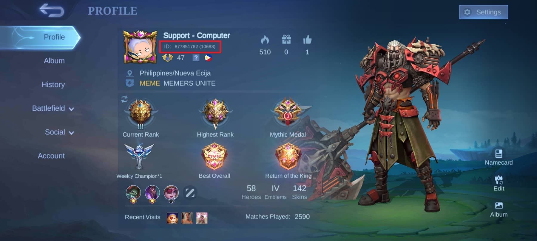 How to recharge Mobile Legends Bang Bang