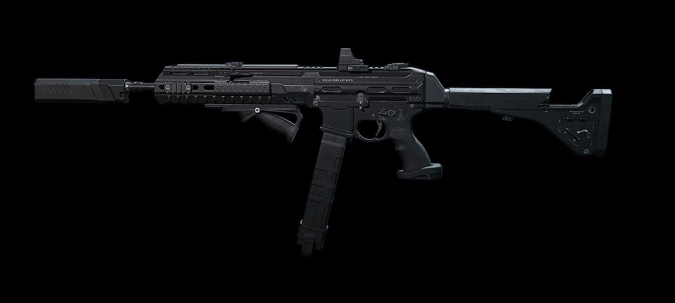 डेल्टा फ़ोर्स SMG-45 इको सप्रेशर और विस्तारित मैगज़ीन के साथ क्लोज-क्वार्टर कॉम्बैट स्क्रीनशॉट में