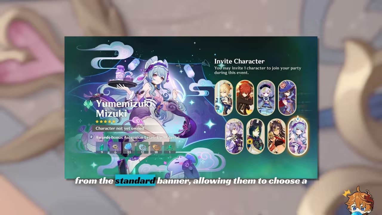 Selettore standard di 5 stelle per l'anniversario della versione 7.1 di Genshin Impact