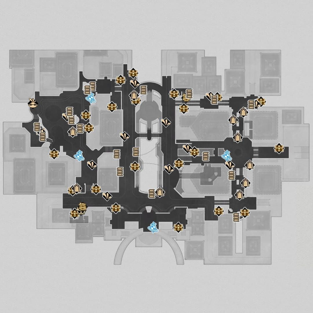 Penacony Dream of Gnawing Oak map location in Honkai Star Rail showing quest area