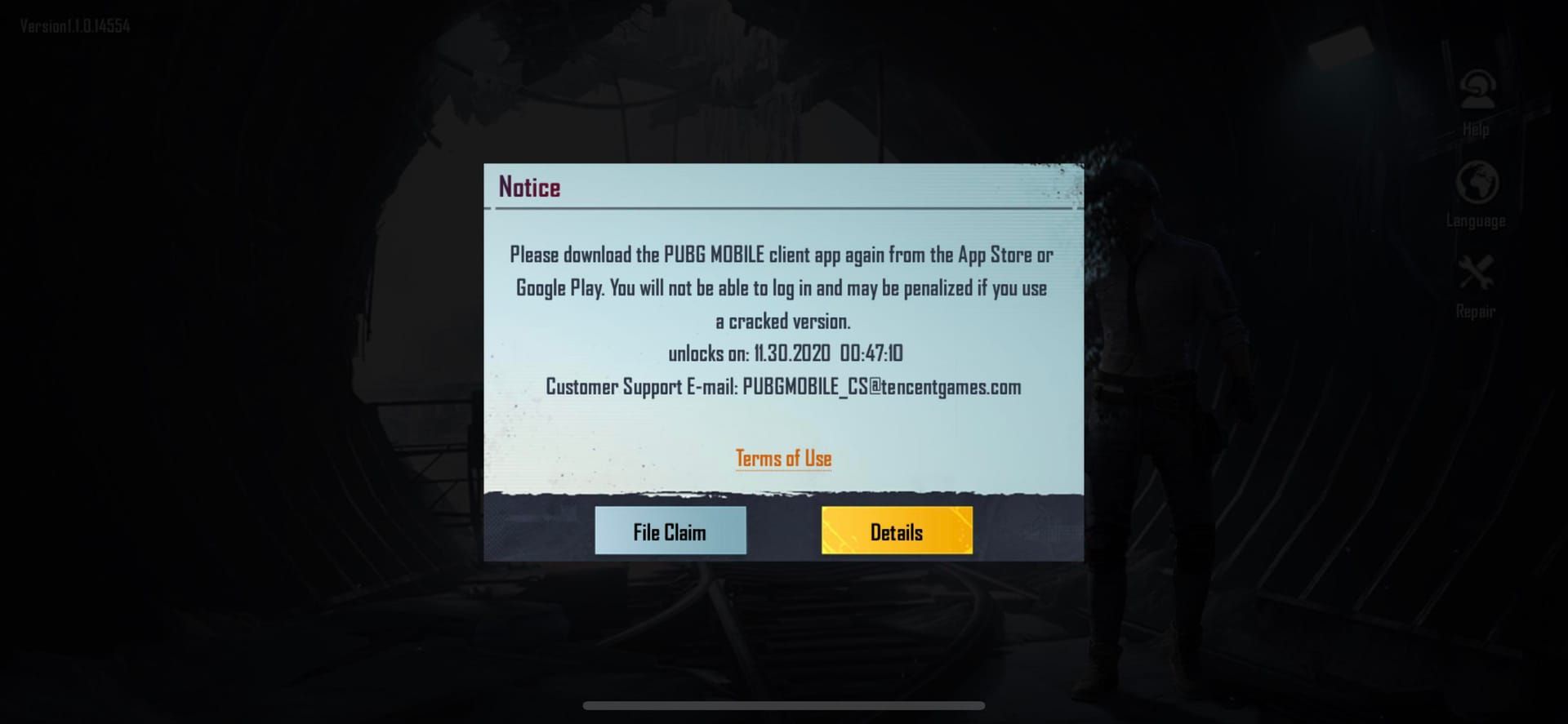 Warning illustration about PUBG Mobile UC generator scams and account security