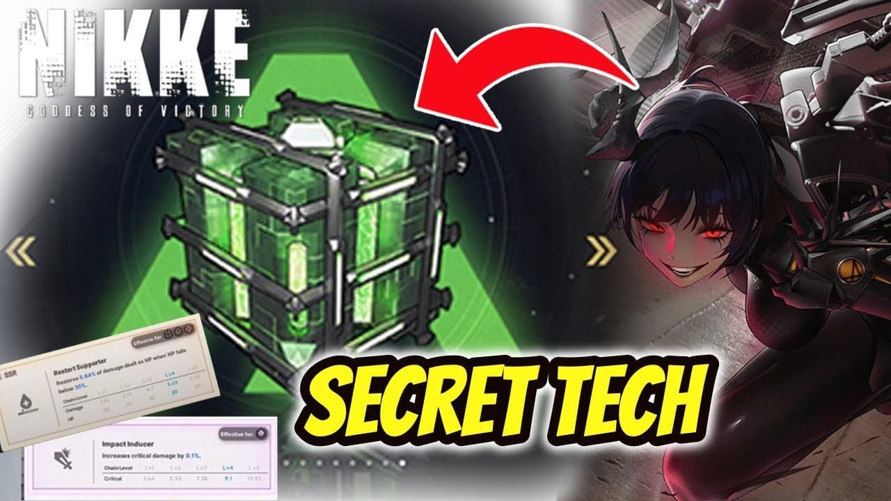 Интерфейс куба Реликвийного Медведя, показывающий характеристики скорости перезарядки в Goddess of Victory: NIKKE