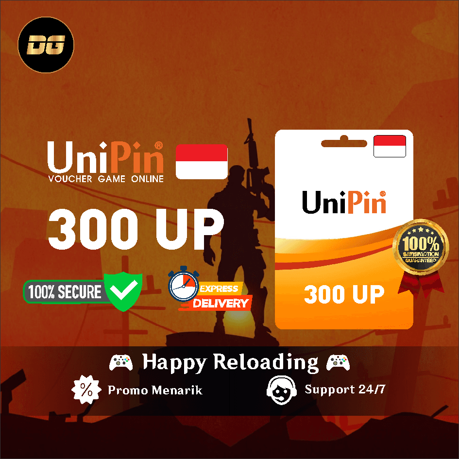 UniPin Voucher MY 300 Ringgit card tier