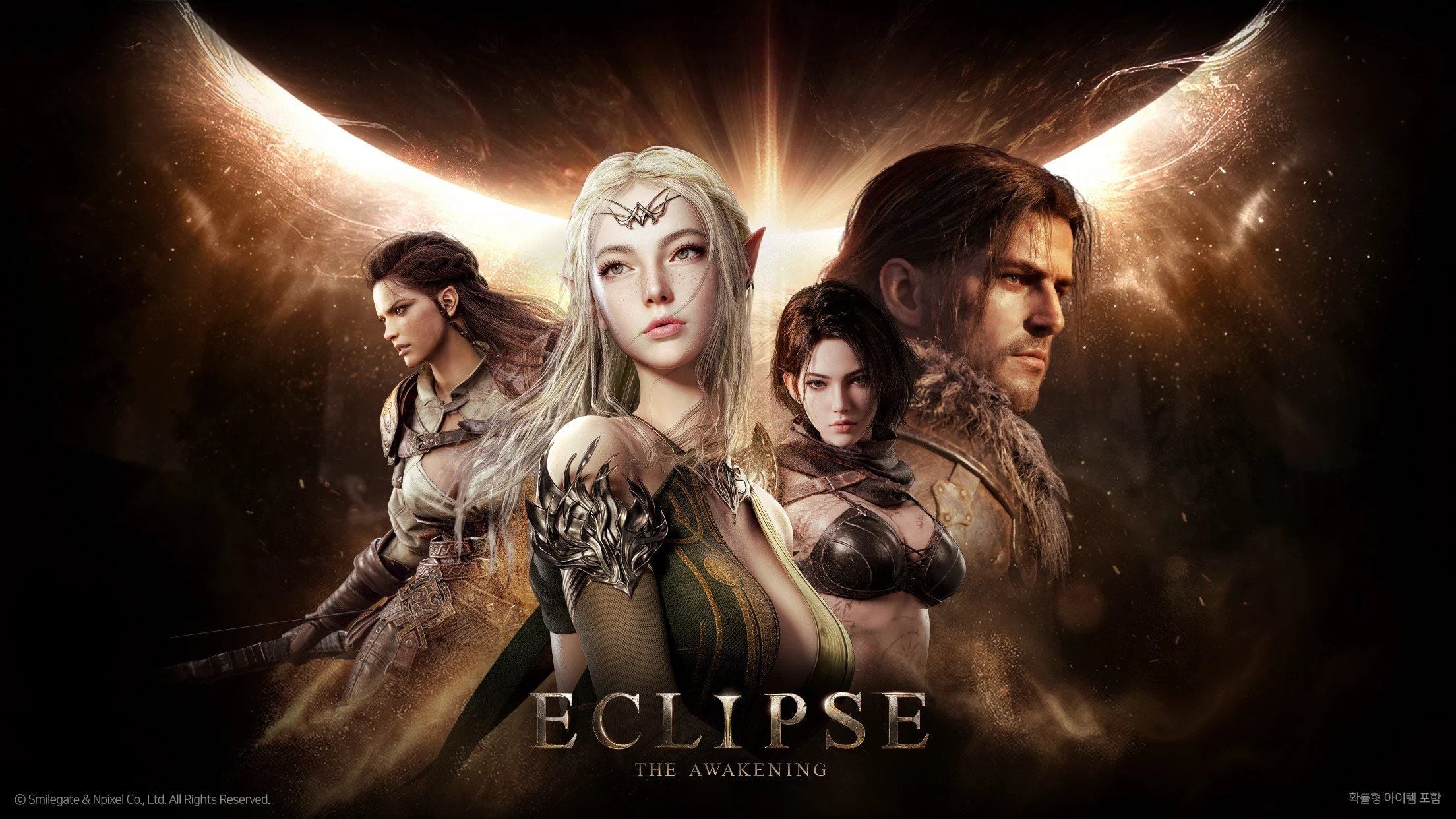 Art promosi utama MMORPG Eclipse The Awakening yang rilis di Korea Selatan