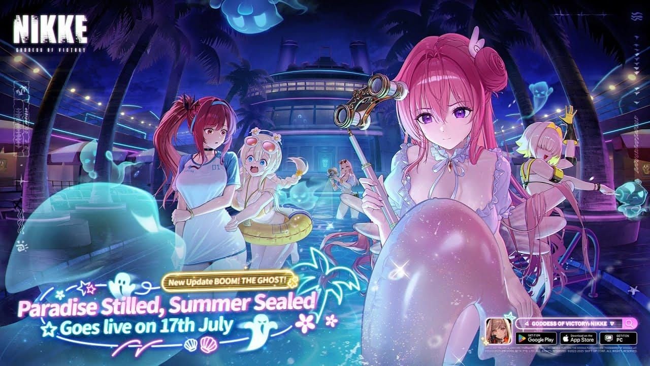 NIKKE Summer 2025 "The BOOM! THE GHOST!" event screen