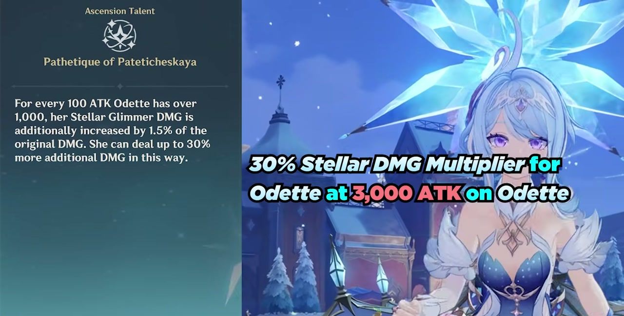قدرة أوديت الكامنة Stellar Glimmer مع 3000 هجوم