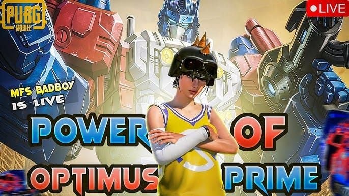Optimus Prime character abilities showcase in PUBG Mobile