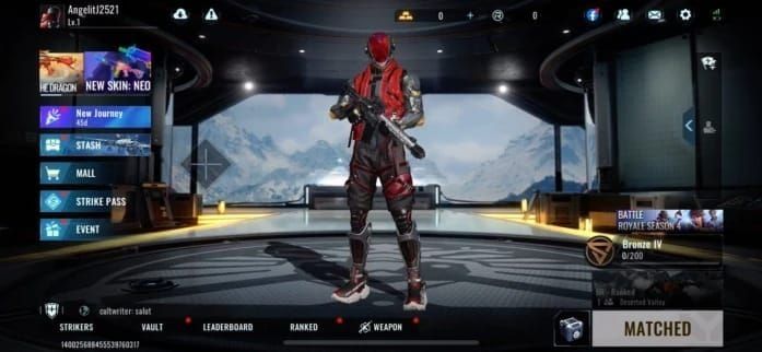 Blood Strike Tokyo Revengers event interface displaying login rewards and mission tracks