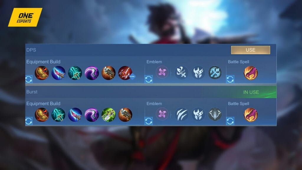 Hayabusa Jungle Equipment Build in Mobile Legends Bang Bang