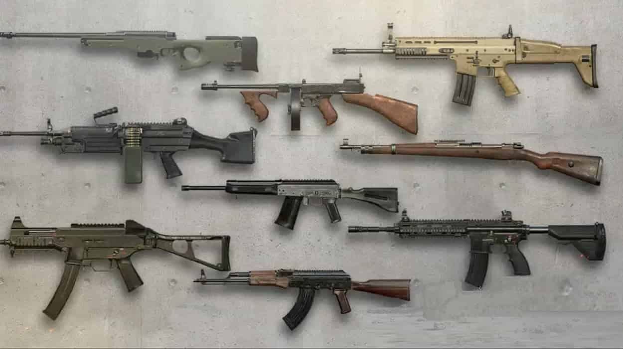 Porównanie wzorców odrzutu broni w PUBG Mobile