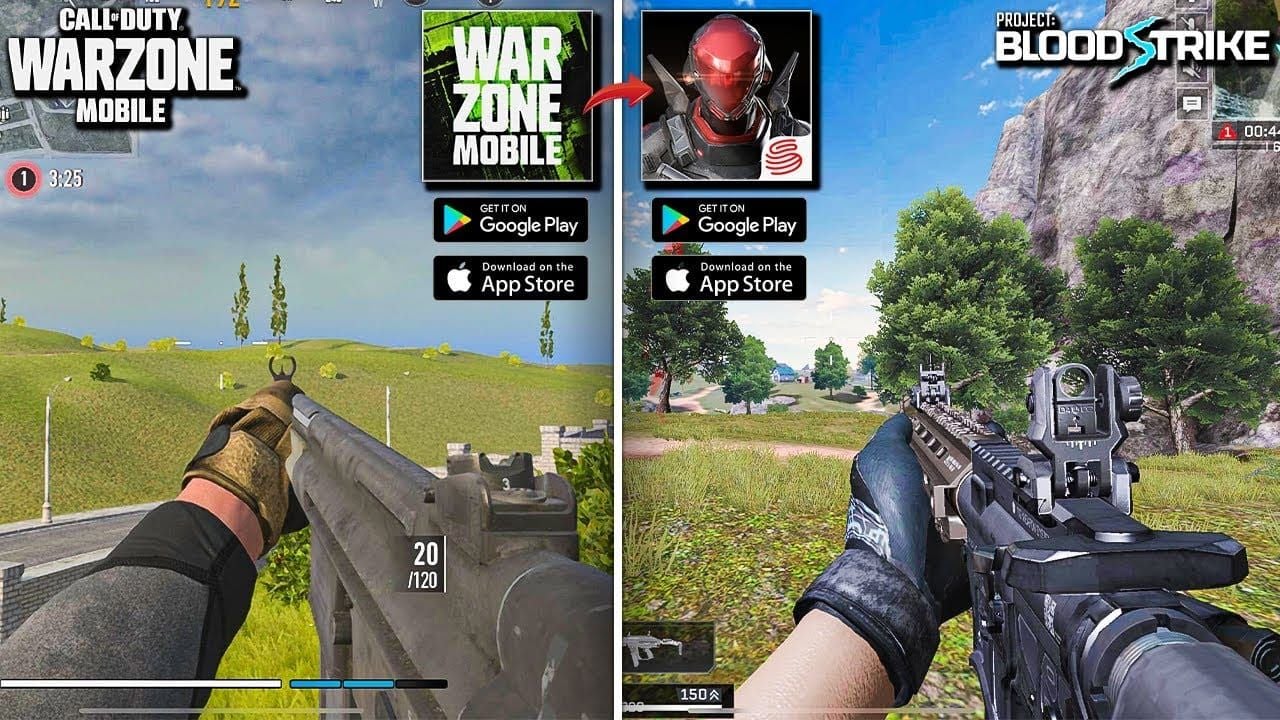 Blood Strike gratis vs premium squad store items vergelijking