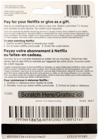 How to recharge Netflix Gift Card (PL)