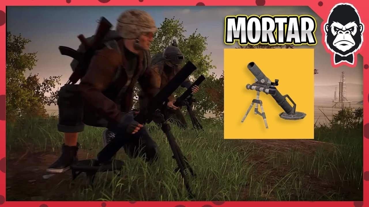 PUBG Mobile v4.0 Mortar weapon equipment display