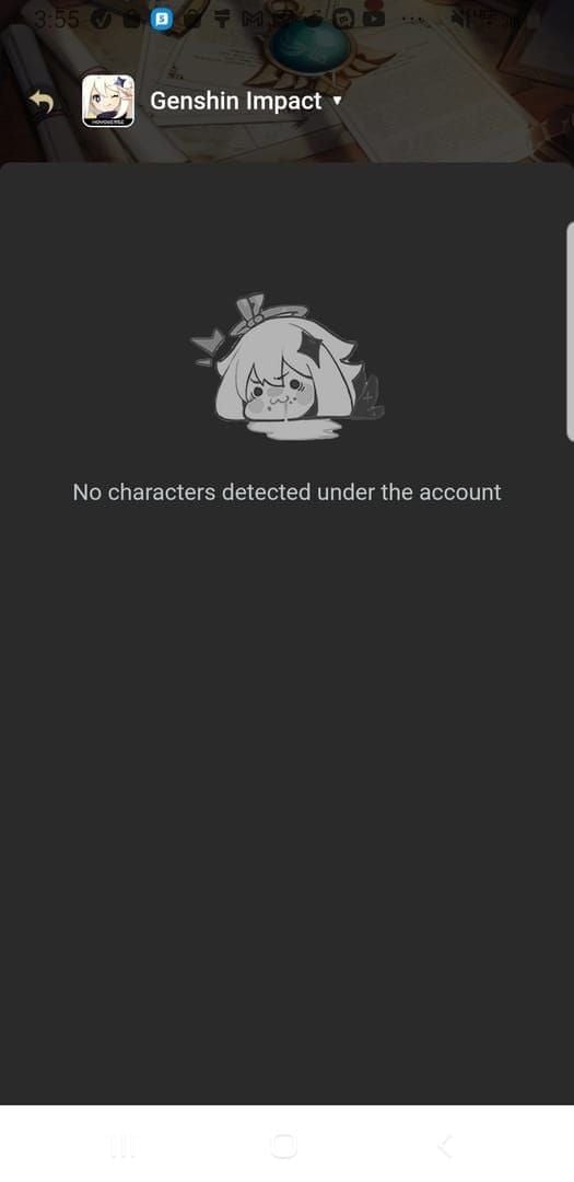 Zrzut ekranu z komunikatem błędu 'Ten kod realizacji nie istnieje' w Genshin Impact