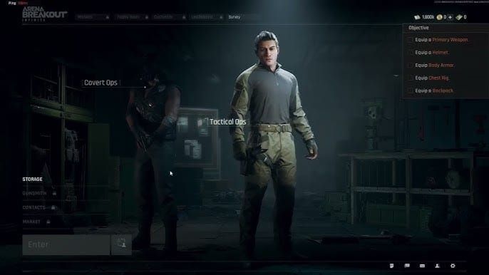 Arena Breakout MSI Afterburner FPS and ping overlay in benchmark