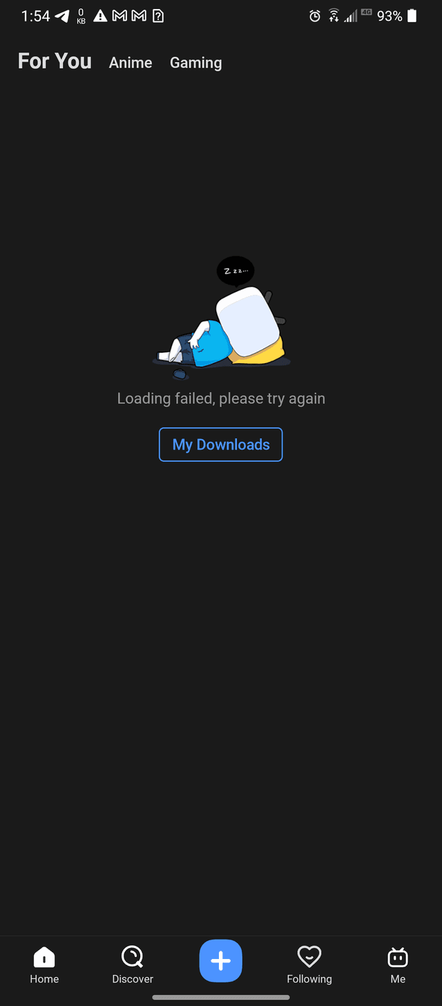 Notis ralat tontonan khusus VIP di Bilibili