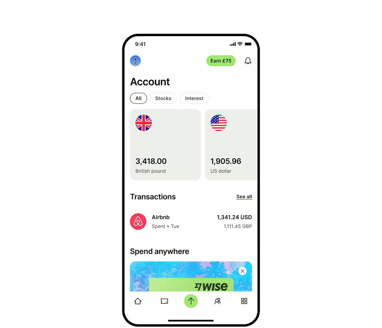 WeSing herlaadinterface met e-wallet opties