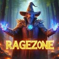 Conquer Online player character executing jump movement across terrain
