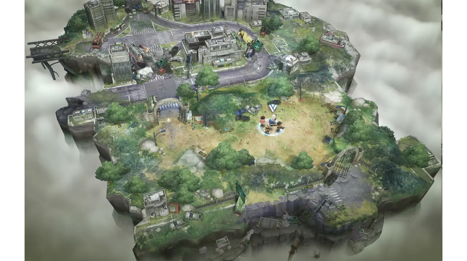 Peta Surface Beta dalam Goddess of Victory: NIKKE