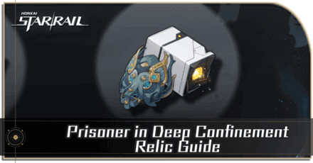 Affichage de l'ensemble de reliques Prisonnier dans la Confinement Profonde montrant les bonus de dégâts de DoT