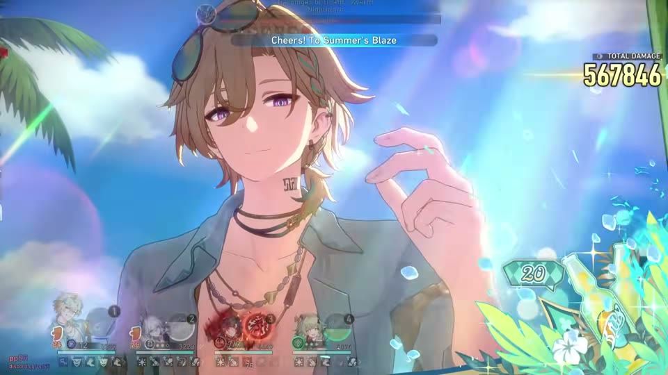 Aventurin Waveflair Cheers To the Blazing Summer Eifer Fertigkeit Honkai Star Rail 4.5