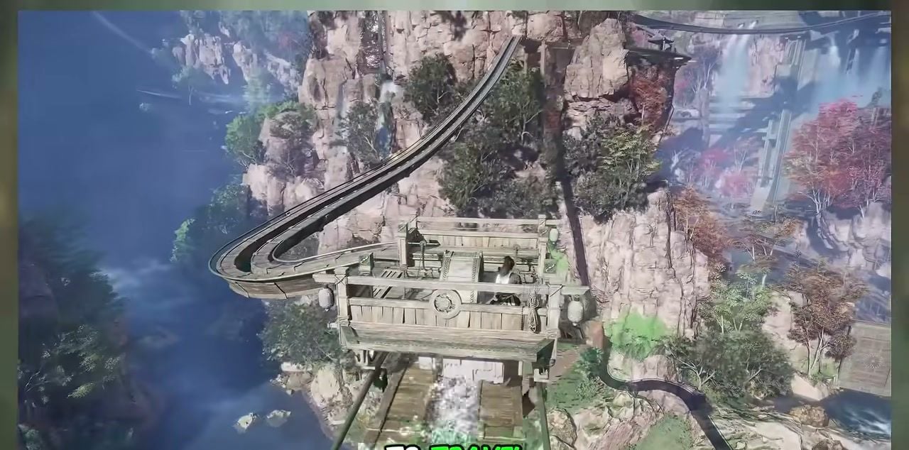 Where Winds Meet player-built mountain railway travel