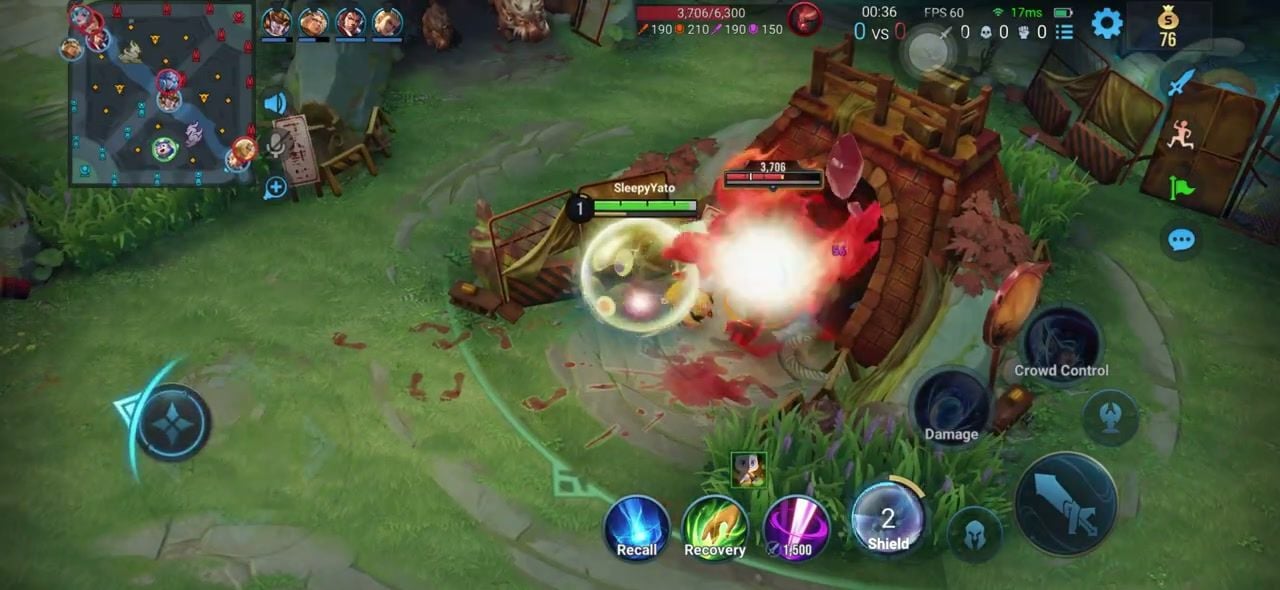 Limpieza de jungla de Menki con el escudo de Ensueño persistente