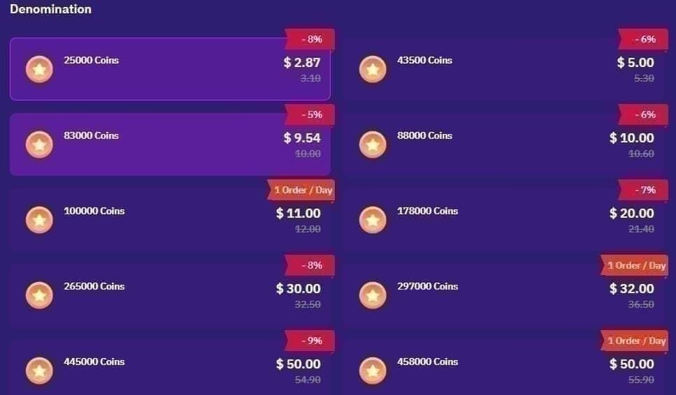 SuperLive Coins pre-nerf vs post-nerf bundle rate comparison chart