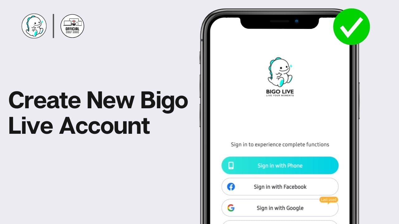 BIGO Live Konto-Einrichtungsanleitung für den Großeinkauf von Diamanten