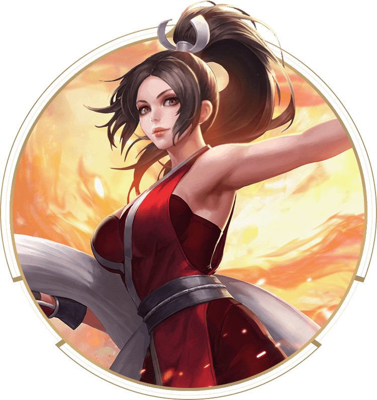 Mai Shiranui character from Honor of Kings demonstrating S-tier gameplay