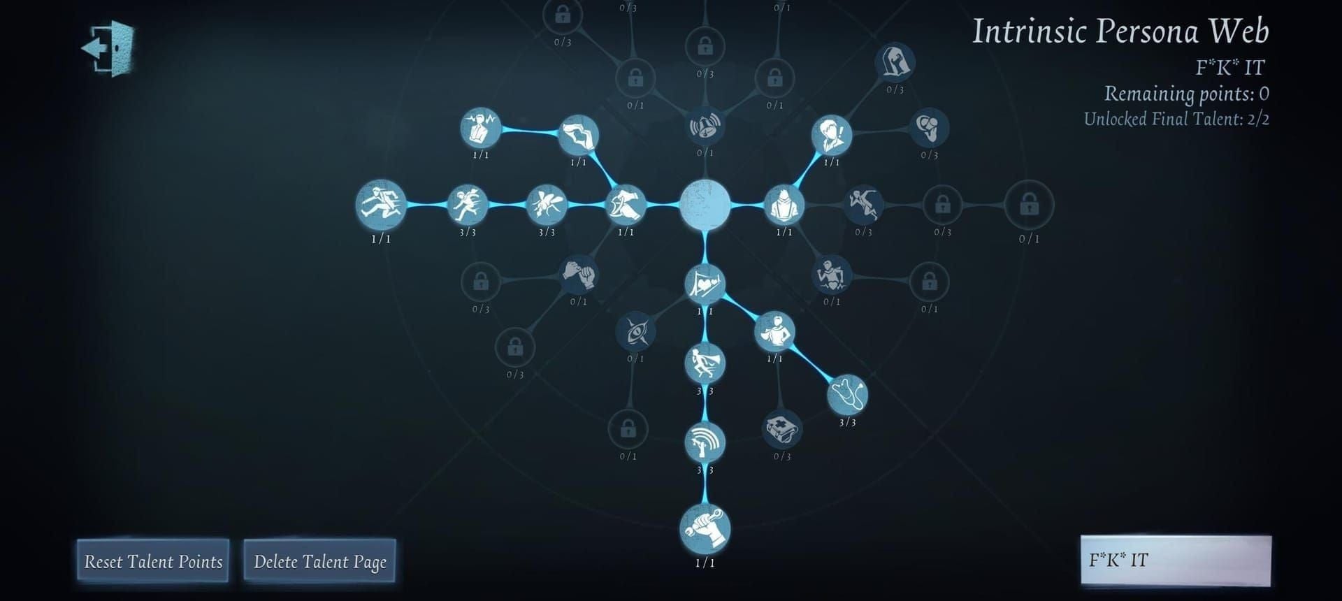 Identity V Persona 39 kaart met stoel- en vaultroutes